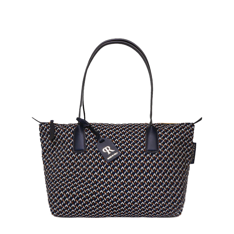 Robertina Small (ST) Midnight Blue Tatami Tote Bag