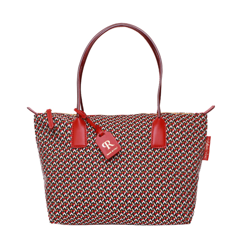 Robertina Small (ST) Rubino Red Tatami Tote Bag