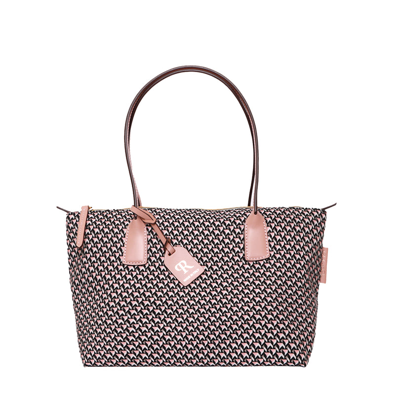 Robertina Small (ST) Rose Grey Tatami Tote Bag