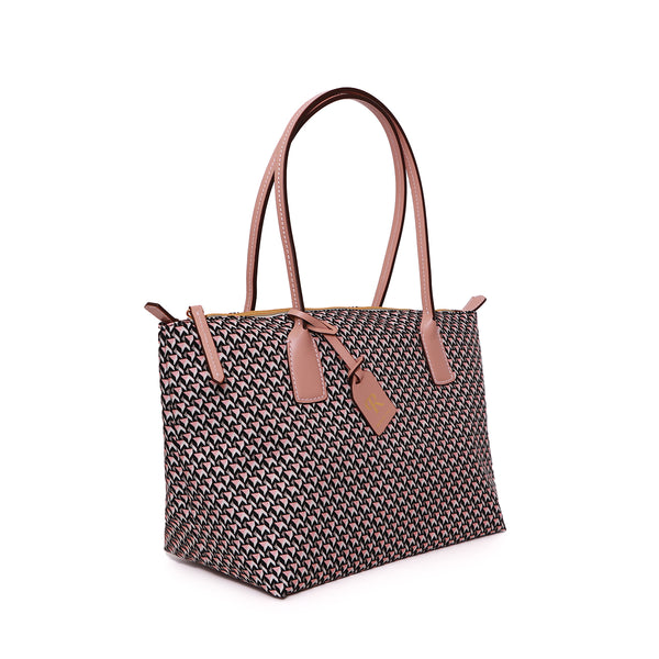 Robertina Small (ST) Rose Grey Tatami Tote Bag