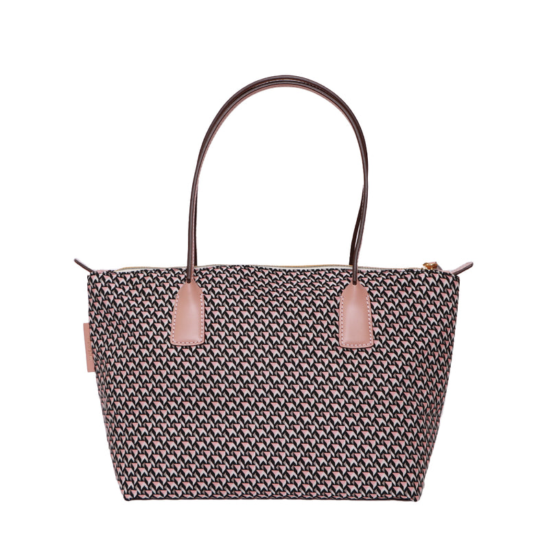 Robertina Small (ST) Rose Grey Tatami Tote Bag