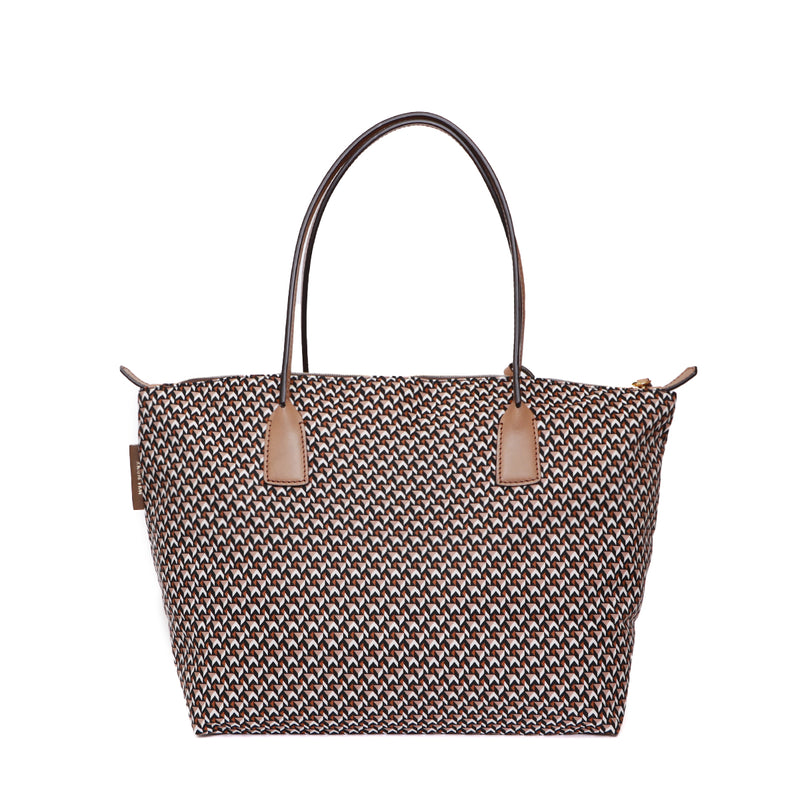 Robertina Small (ST) Taupe Tatami Tote Bag