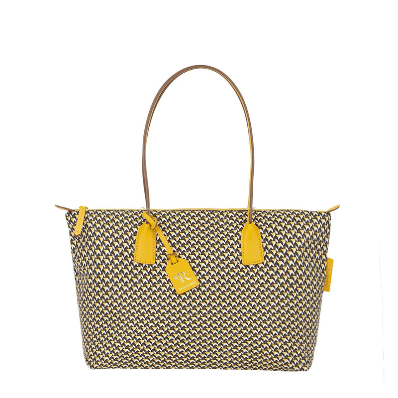 Robertina Small (ST) Yellow Tatami Tote Bag