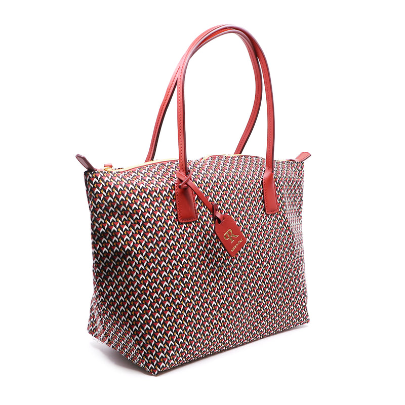 Robertina Large (LT) Rubino Red Tatami Tote Bag