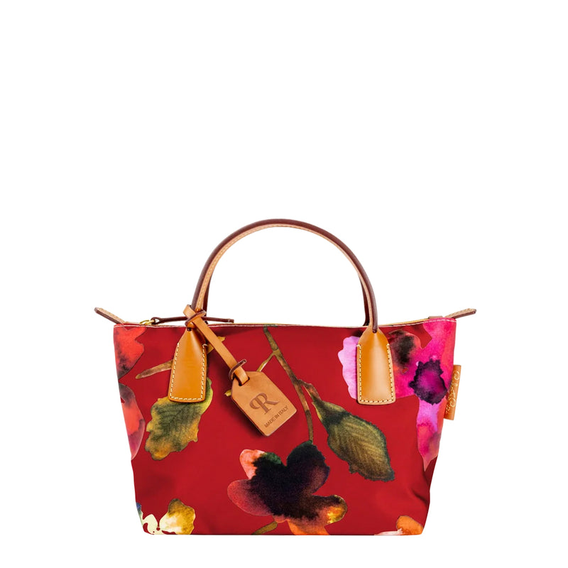 ROBERTINA MINI (ND) Flower Tote Bag White
