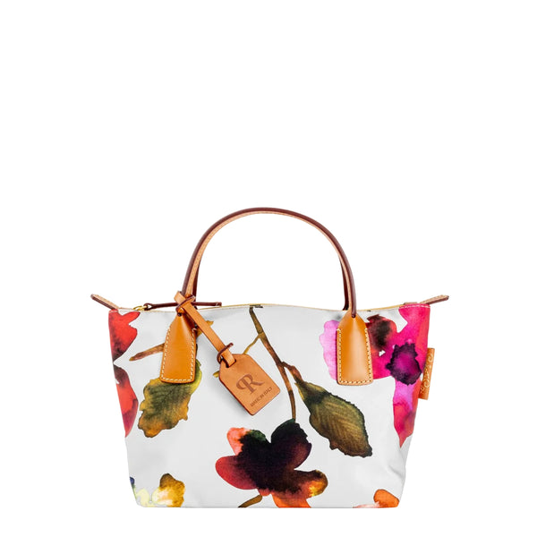 ROBERTINA MINI (ND) Flower Tote Bag White