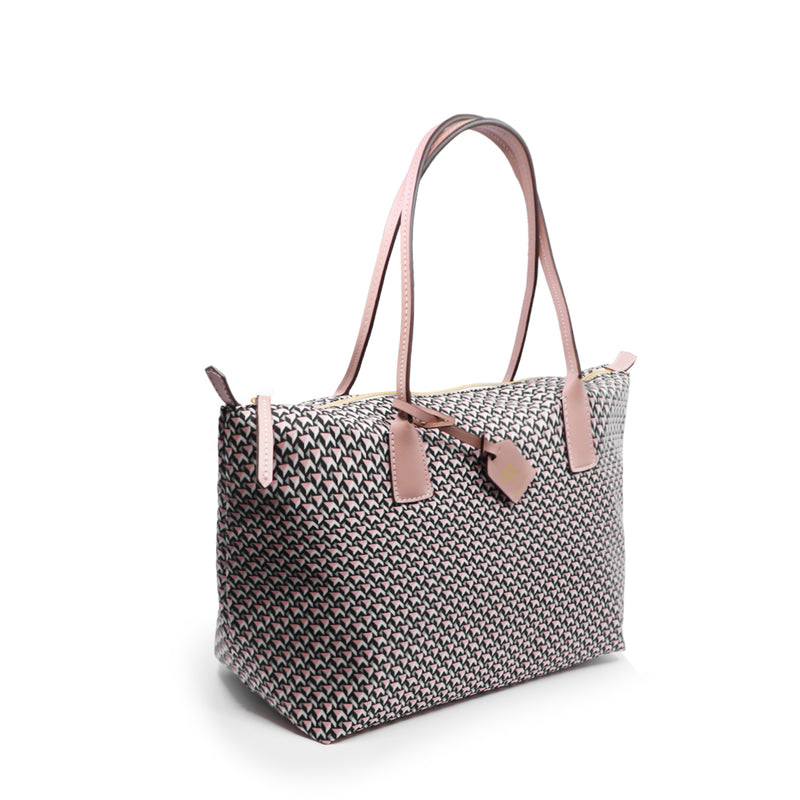 Robertina Small (ST) Rose Grey Tatami Tote Bag