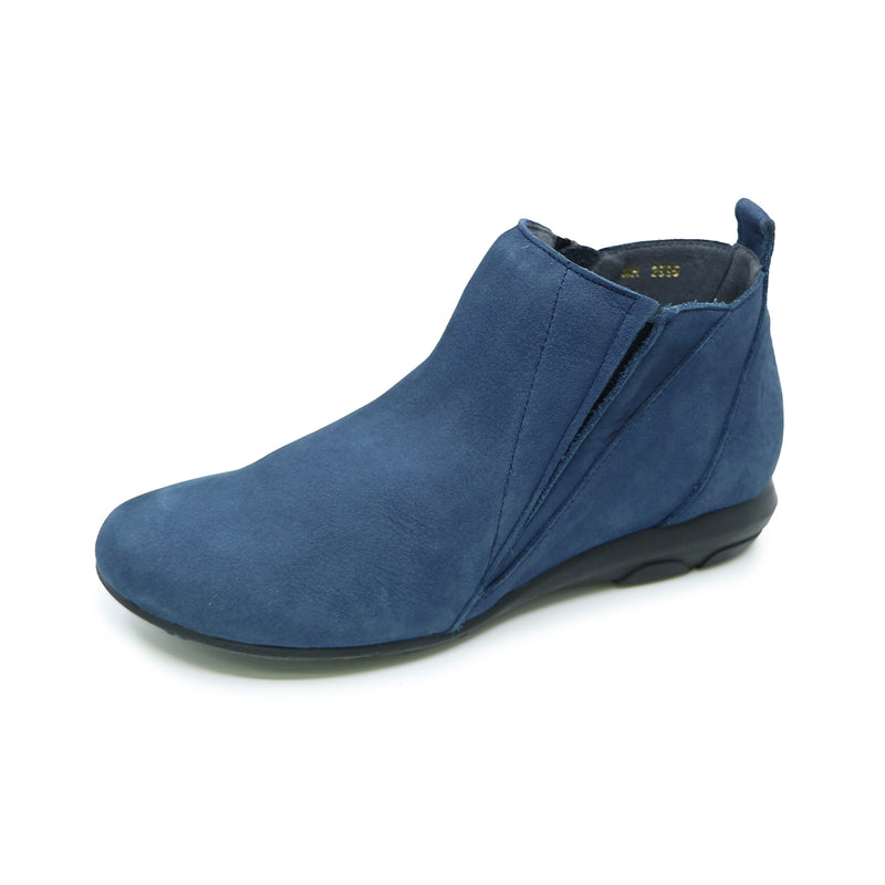 Ruth4 Dark Blue Soft Walking Ankle Boots