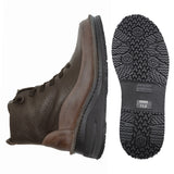 RUTO Dark Brown Anti-Slip Wide Fit Boots