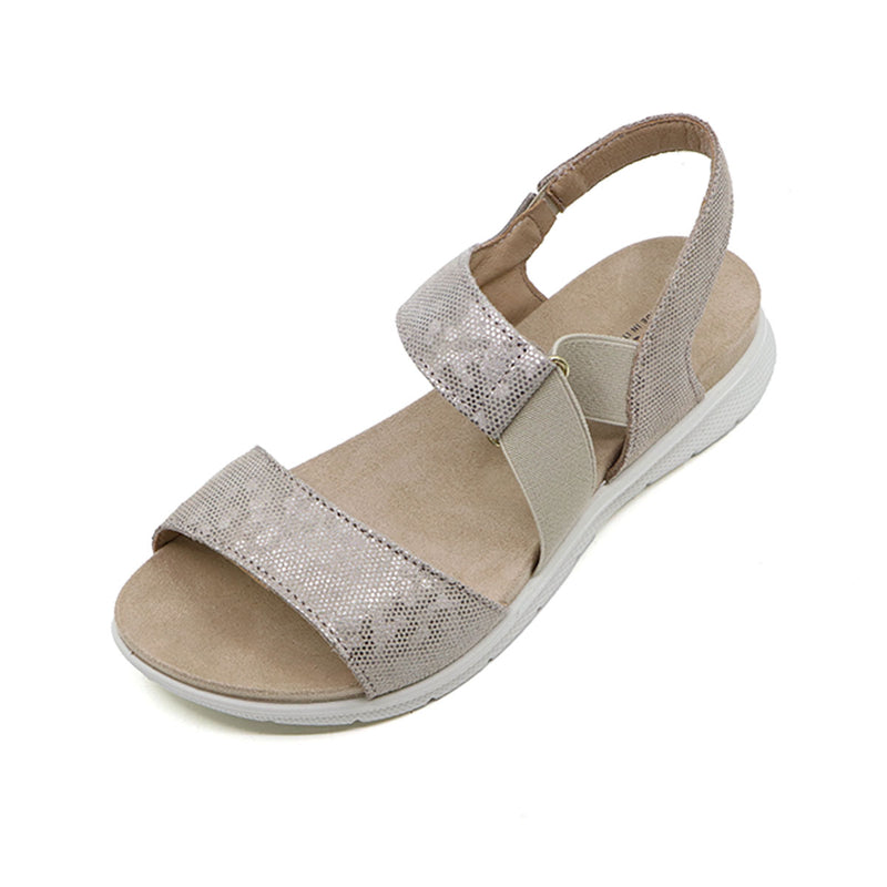 SAVANA Champagne Soft Walking Sandals