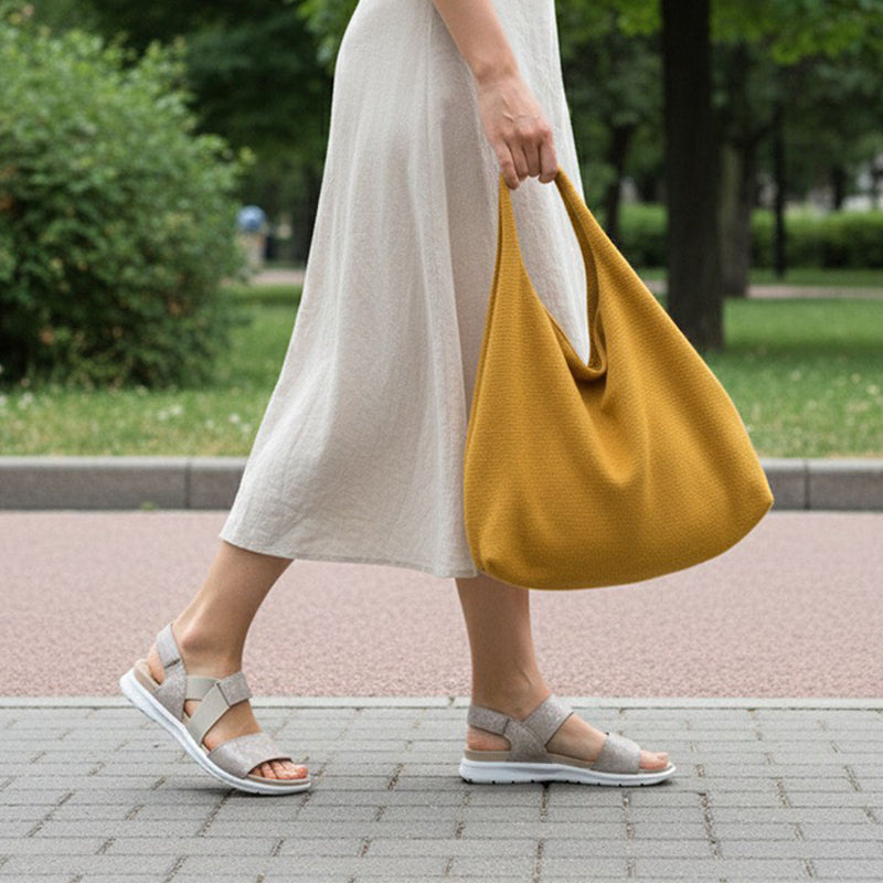 SAVANA Champagne Soft Walking Sandals