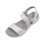 SAVANA Silver Soft Walking Sandals