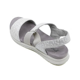 SAVANA Silver Soft Walking Sandals