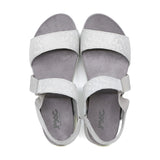 SAVANA Silver Soft Walking Sandals