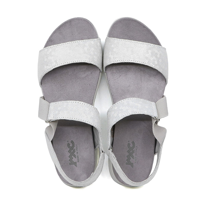 SAVANA Silver Soft Walking Sandals