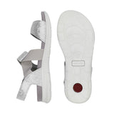 SAVANA Silver Soft Walking Sandals