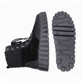 Schnee Black Ultra Light Platform Boots