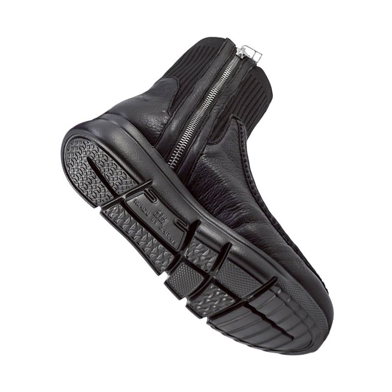 SETSUKO Black Ultra Light Knit Boots