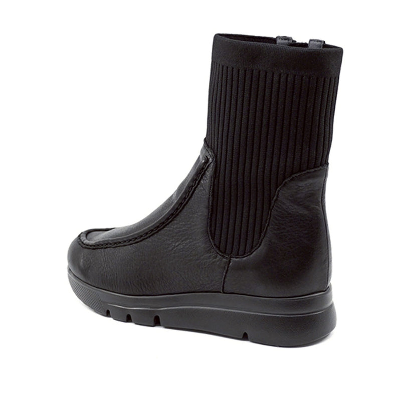 SETSUKO Black Ultra Light Knit Boots