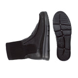 SETSUKO Black Ultra Light Knit Boots