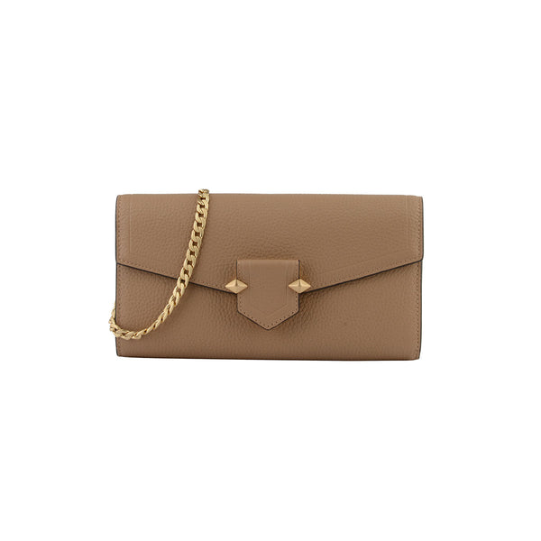 SÈVRES Chain Beige Convertible Clutch