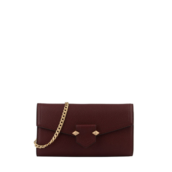 SÈVRES Chain Burgundy Convertible Clutch