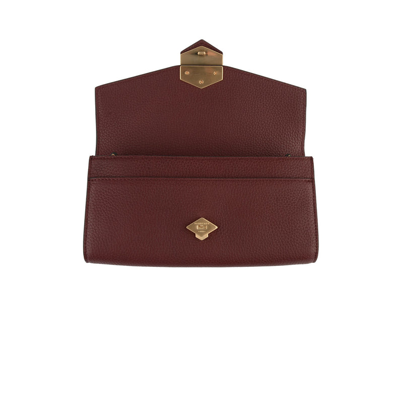 SÈVRES Chain Burgundy Convertible Clutch