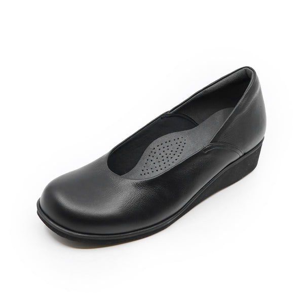 SHINA Black Wide Fit FLATS