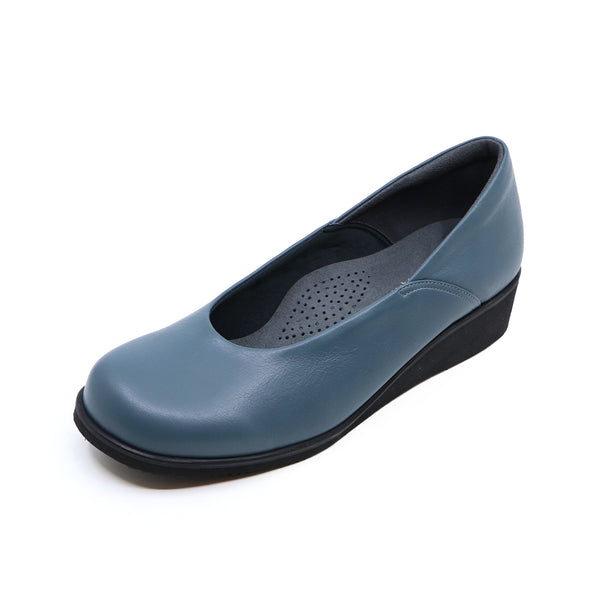 SHINA Ocean Blue Wide Fit FLATS