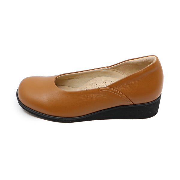 SHINA Camel Wide Fit FLATS