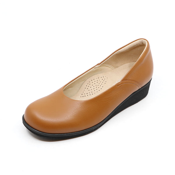 SHINA Camel Wide Fit FLATS