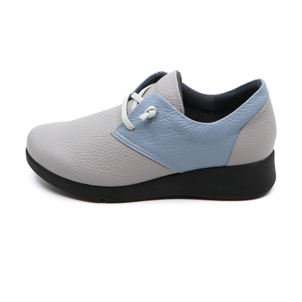 SOUNE Light Grey Soft Walking Sneakers