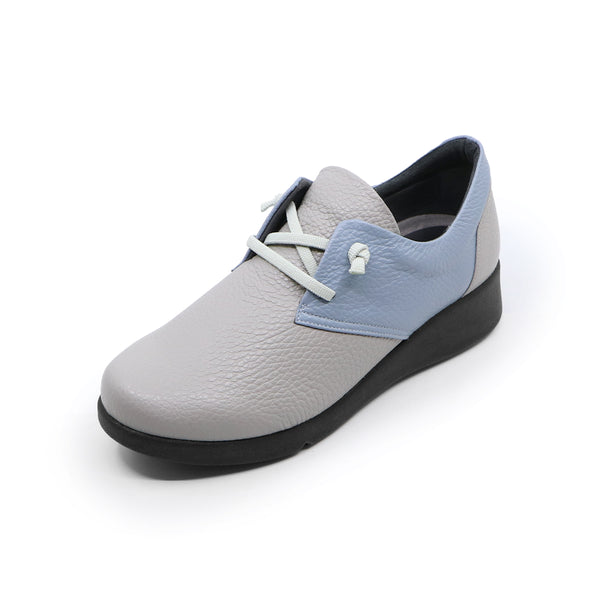 SOUNE Light Grey Soft Walking Sneakers