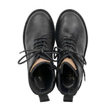 SUKA Black Anti Slip Wide Fit Leather Boots