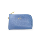 TAPPY Blueberry L-Shaped Zip Coin Purse