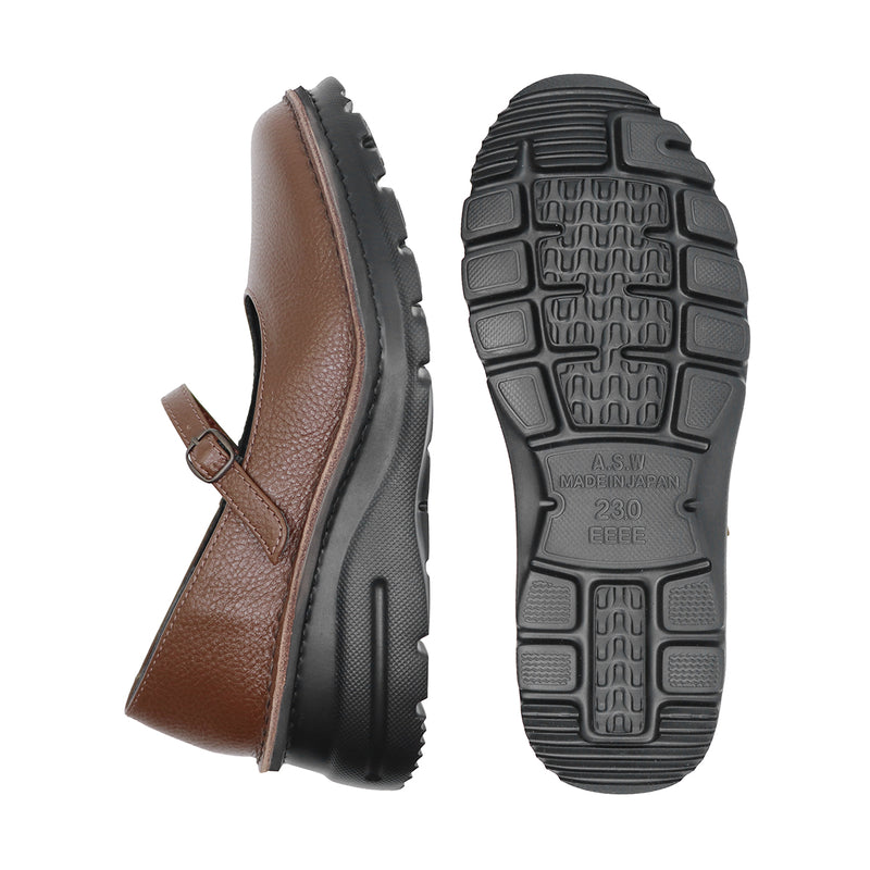 TERUMI Olive Brown the Ultra Light & Wide Fit