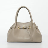 TRERO KNOT Taupe-Black Tote Bag