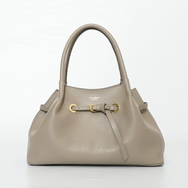 TRERO KNOT Taupe-Black Tote Bag