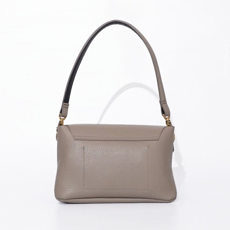 TRERO Taupe-Black Shoulder Bag