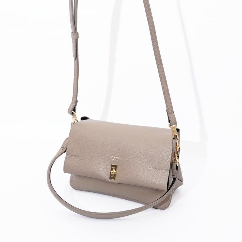 TRERO Taupe-Black Shoulder Bag