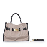 TRERO AIR-M Taupe-Black 2 Ways Tote