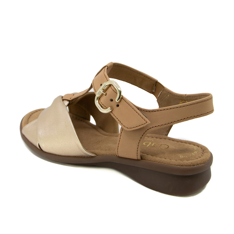 Tricia Champagne Soft Walking Sandals