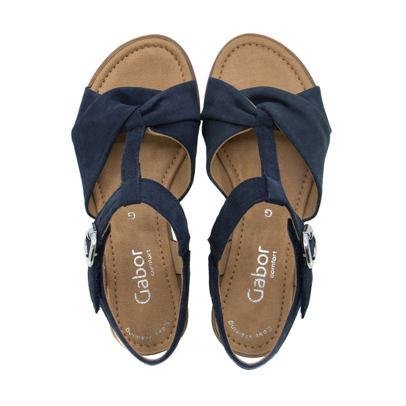 Tricia Navy Soft Walking Sandals