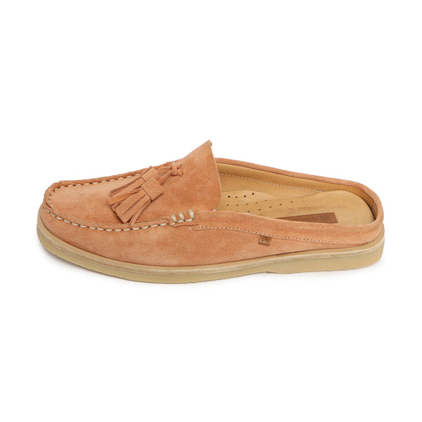 Trudi Peach Loafer Sandals