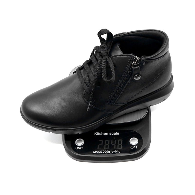 VALI Black Wide Fit Ankle Boots