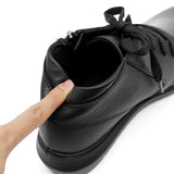 VALI Black Wide Fit Ankle Boots