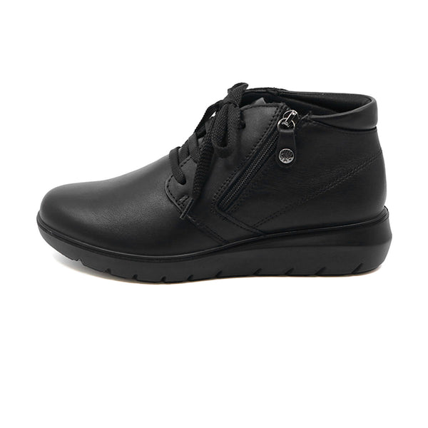 VALI Black Wide Fit Ankle Boots
