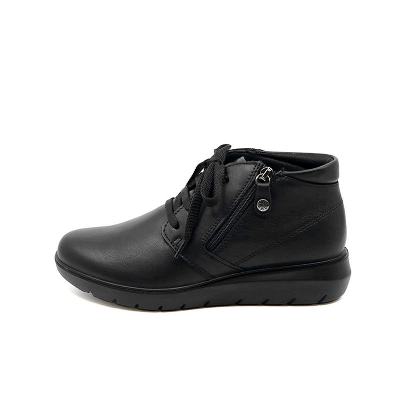 VALI Black Wide Fit Ankle Boots