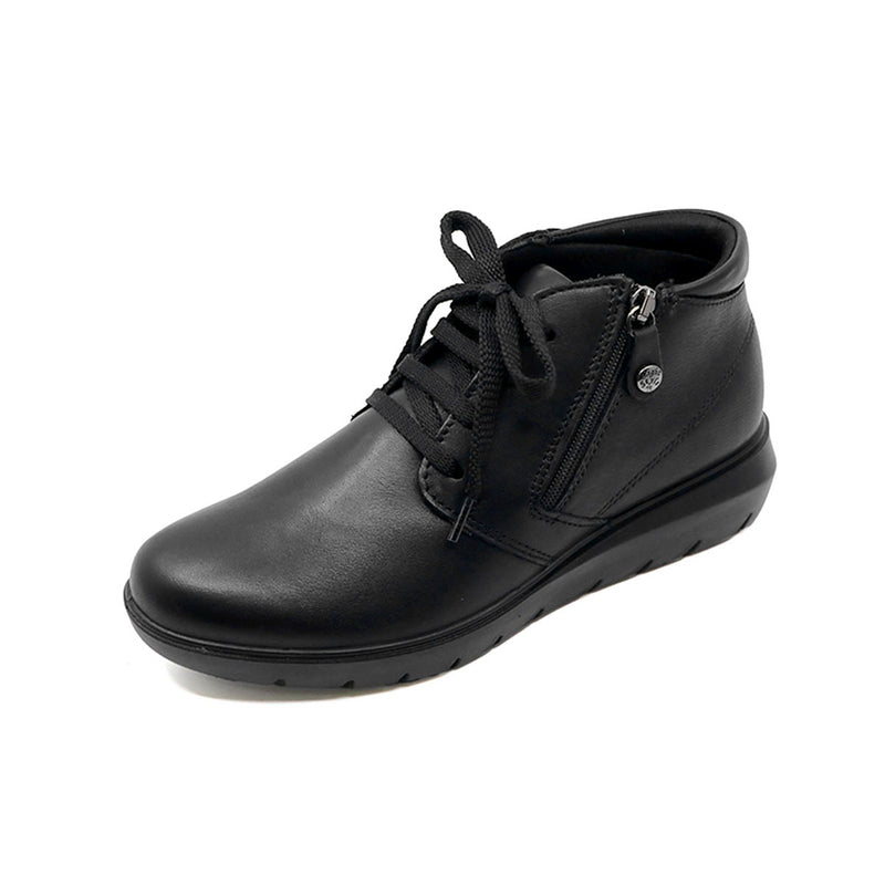 VALI Black Wide Fit Ankle Boots