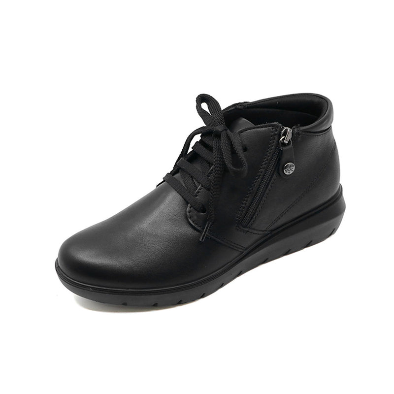 VALI Black Wide Fit Ankle Boots